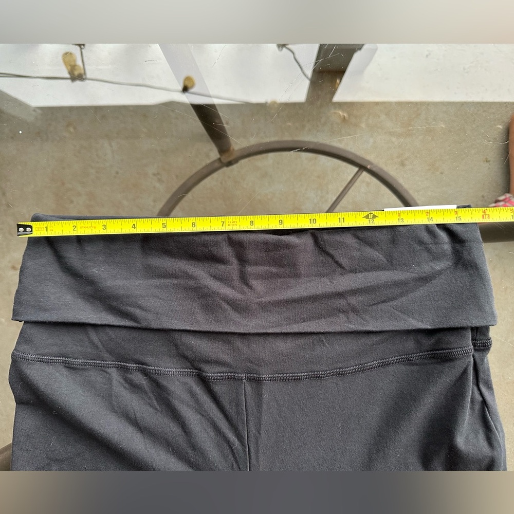 OFFLINE By Aerie OG Foldover High Waisted Super Flare Legging in Black Size XL - Picture 4 of 11